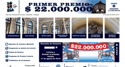 Desktop Screenshot of loteria.gub.uy